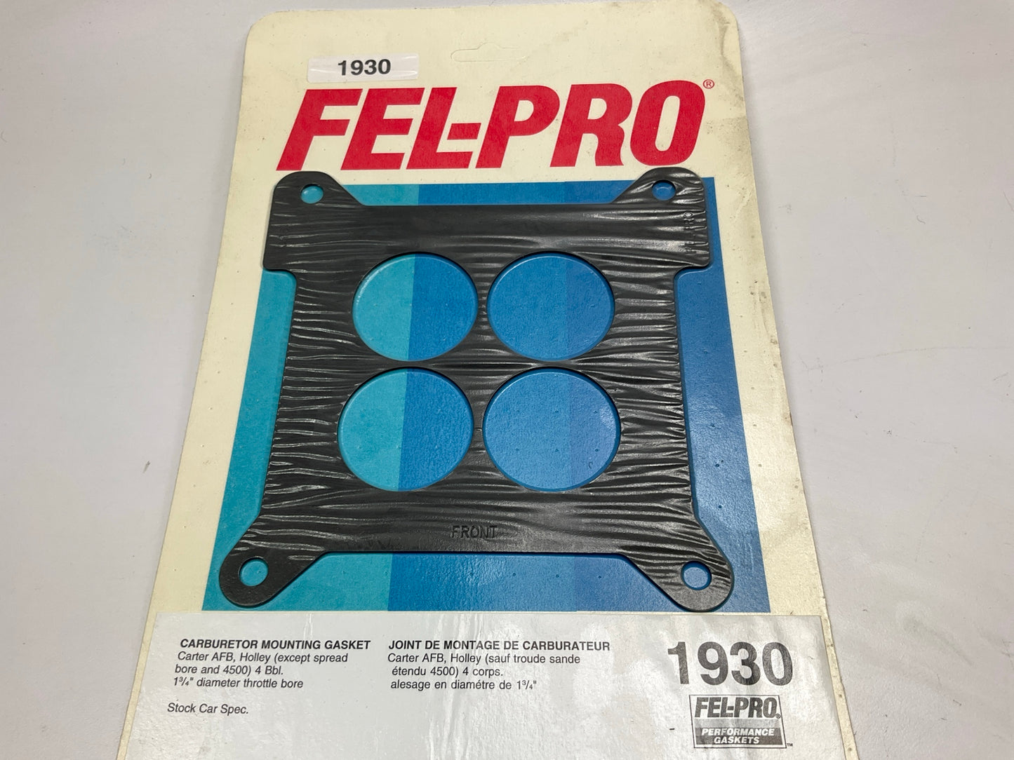 Fel-pro Carburetor Mounting Base Gasket For Holley Carter AFB 4-BBL 1-3/4'' Bore
