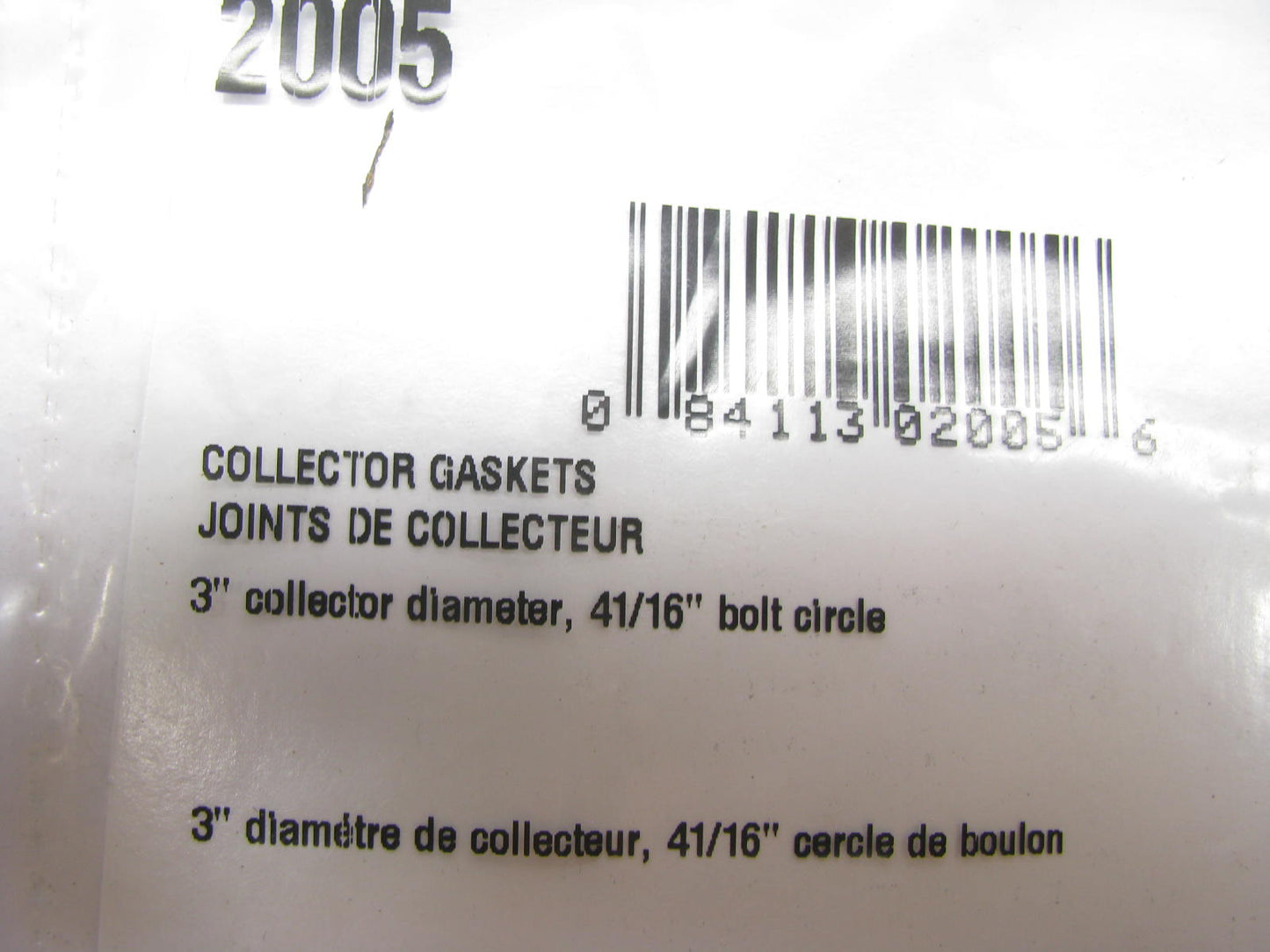 Fel-pro Performance 2005 Exhaust Collector Gaskets Square, Steel Core 3'' Dia