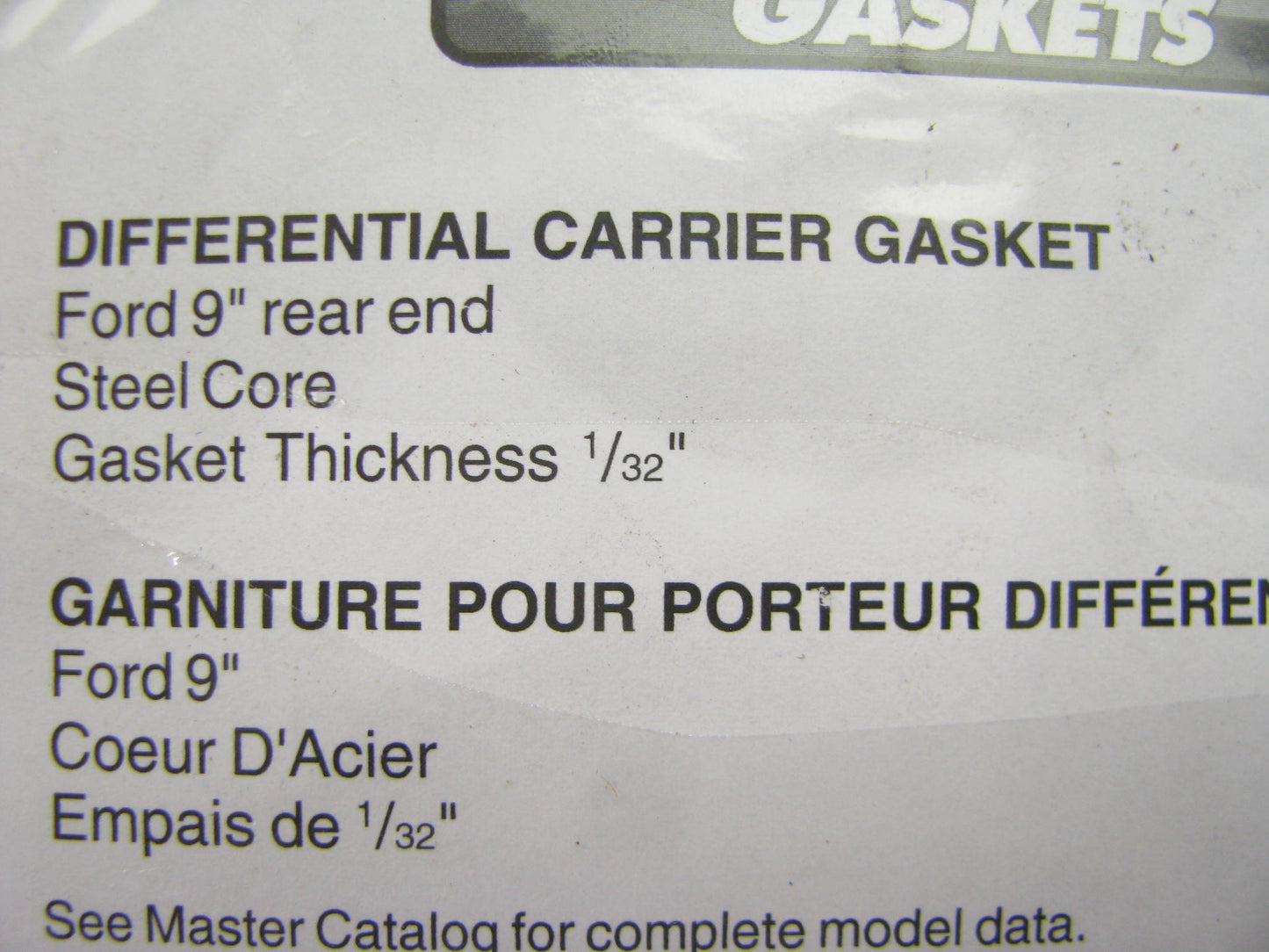 Fel-pro Performance 2302 Differential Cover Gasket, Steel Core Laminate, Ford 9''