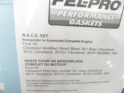 Fel-pro Performance 2370 R.A.C.E. Engine Gasket Set For Ford 351C, 351M, 400 V8