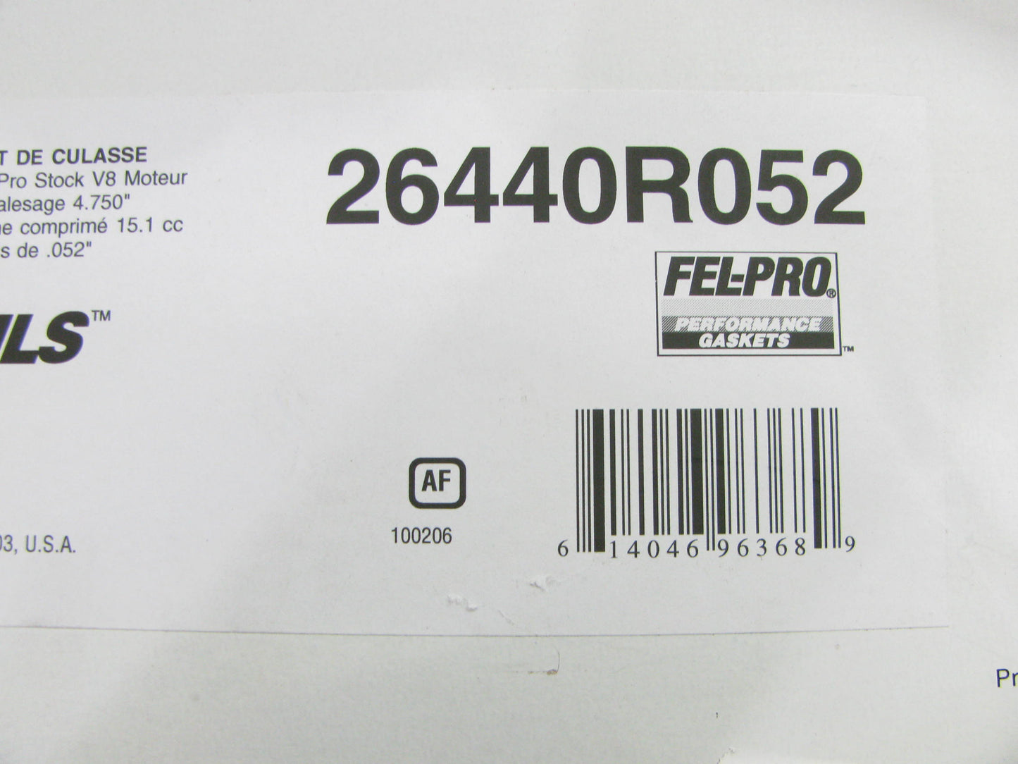 Fel-Pro Performance 26440R052 Pro Stock MLS Cylinder Head Gasket - Ford 429 460