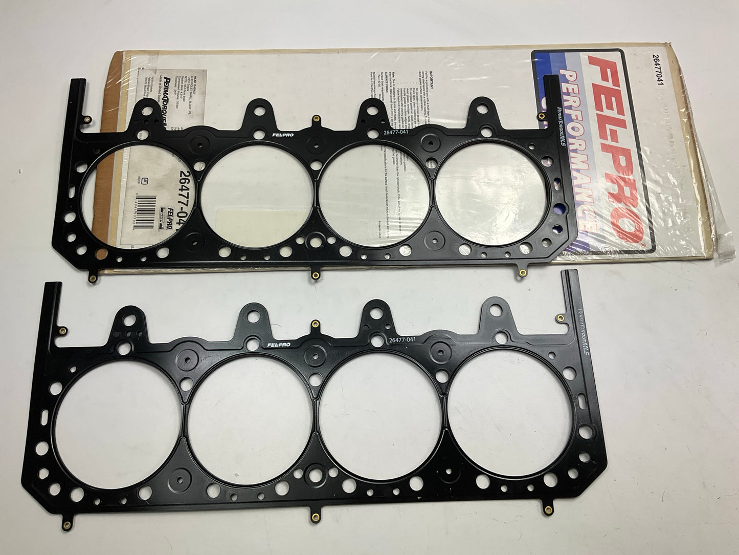 (2) Fel-pro Performance 26477-041 MLS Head Gaskets Chevy SBC ROX V8 4.310'' Bore