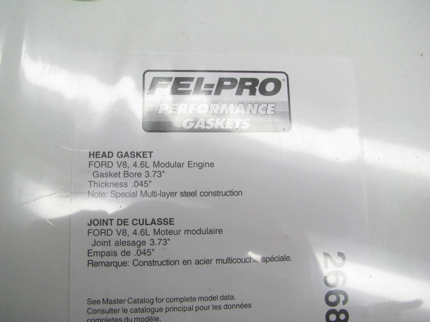 Fel-Pro 26685L-045 LEFT Performance MLS Head Gasket - Ford V8 Modular 4.6L 5.4L