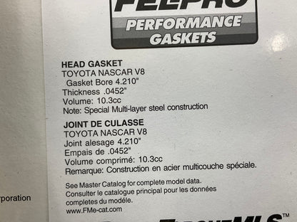 Fel-pro Performance 26702R LEFT Cylinder Head Gasket For Toyota Nascar PH11 PH12
