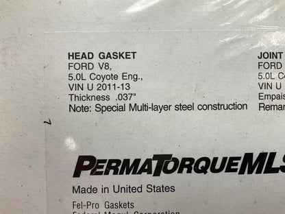 Fel-pro 26719L037 Left MLS Cylinder Head Gasket 0.037'' Thick, Ford 5.0L Coyote