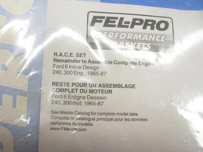 Fel-pro Performance 2721  R.A.C.E. Gasket Set For Ford Inline 6-Cylinder