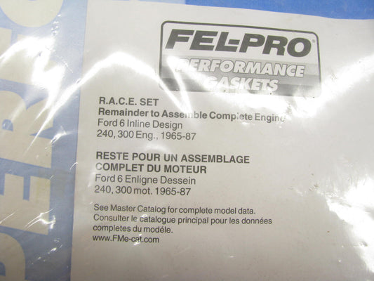 Fel-pro Performance 2721  R.A.C.E. Gasket Set For Ford Inline 6-Cylinder