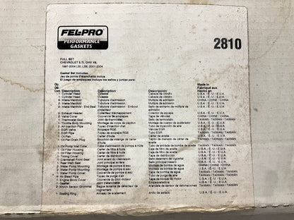Fel-pro Performance 2810 Full Engine Gasket Set MLS - Chevy V8 LS Small Block