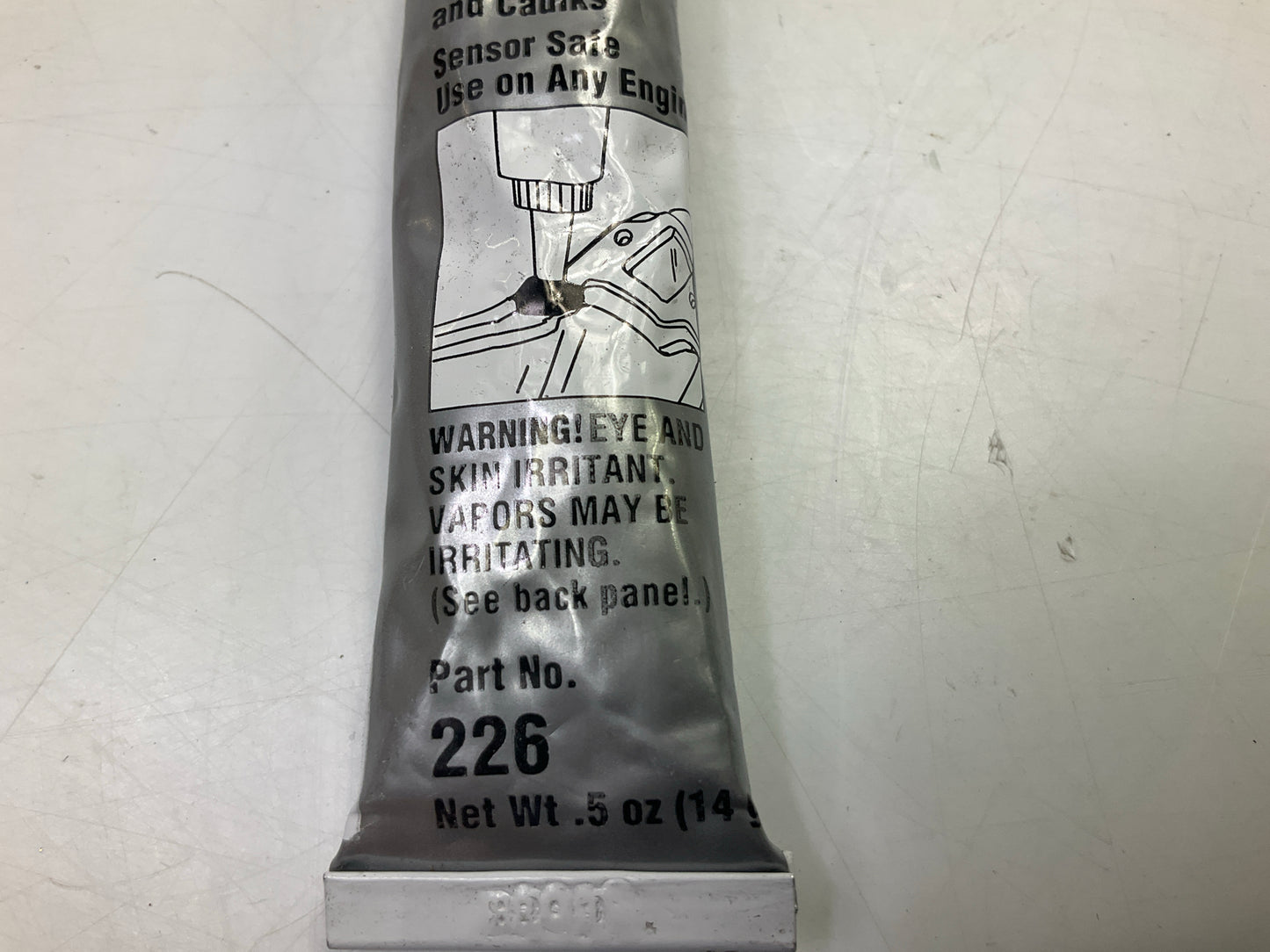 (10) Fel-pro 226 0.5oz Black RTV Silicone Tube