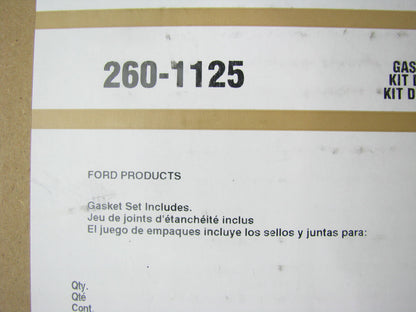 Fel-pro 260-1125 Full Engine Gasket Set For 1982-1983 Ford 260 289 302-V8