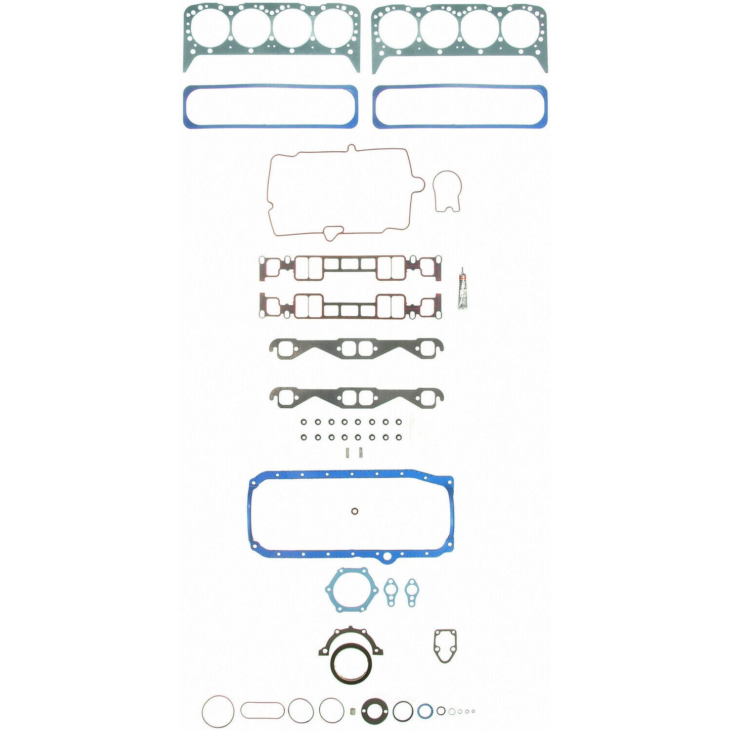 Fel-pro 260-1735 Engine Full Gasket Set For 1996-2002 Chevrolet 5.7L 350 V8