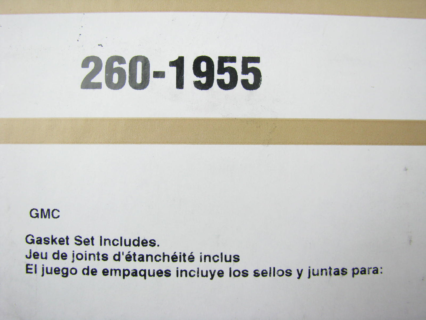 Fel-pro 260-1955 Engine Full Gasket Set For 2001-2003 Chevrolet GMC 6.0L-V8