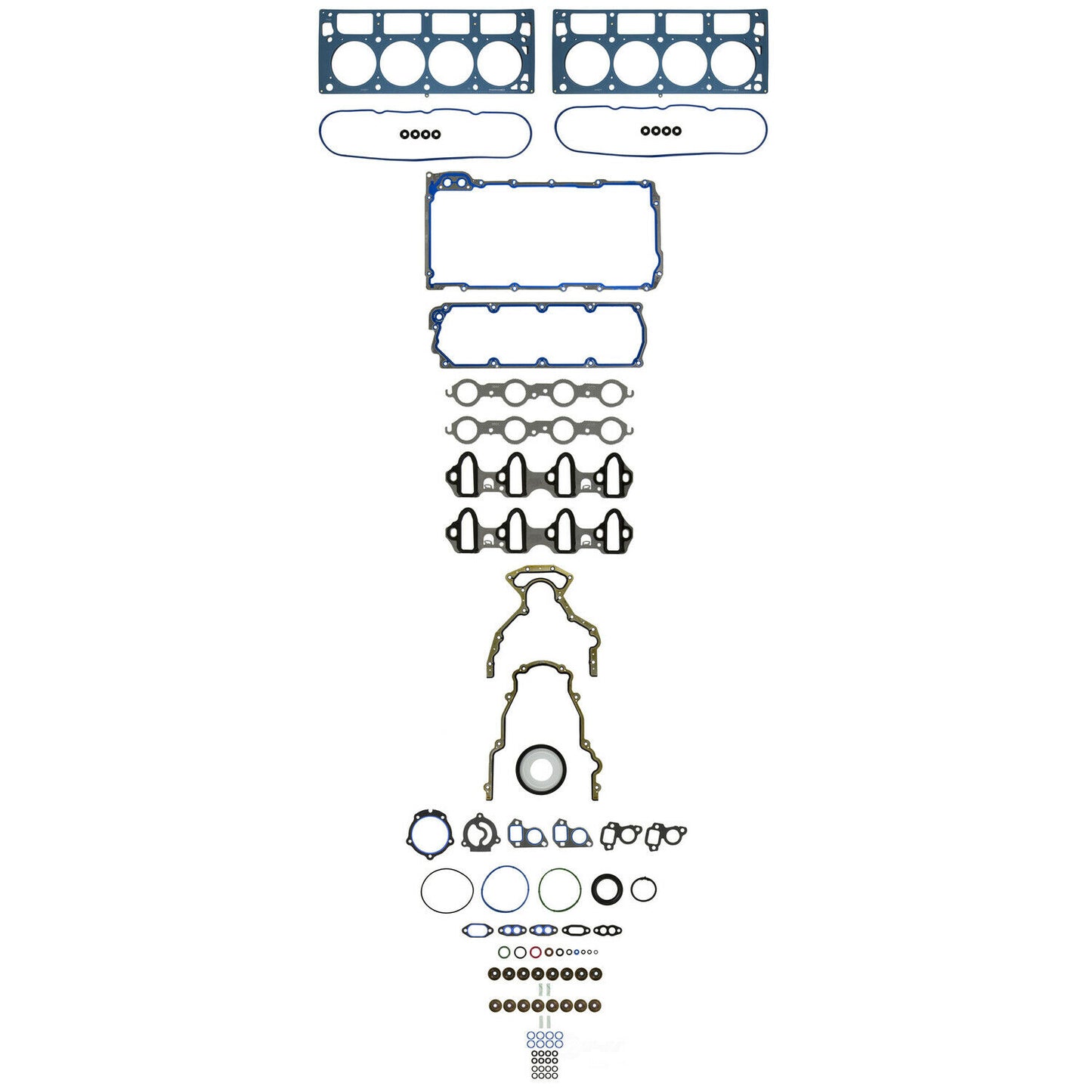 Fel-pro 260-3167 Full Engine Rebuild Gasket Set - 05-11 Chevy GM 6.0L 6.2L TRUCK