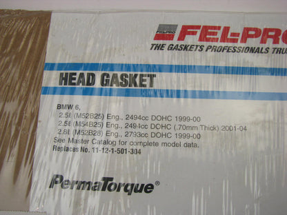 Fel-Pro 26245PT Cylinder Head Gasket BMW 99-00 M52B25, 01-04 M54B25 99-00 M52B28