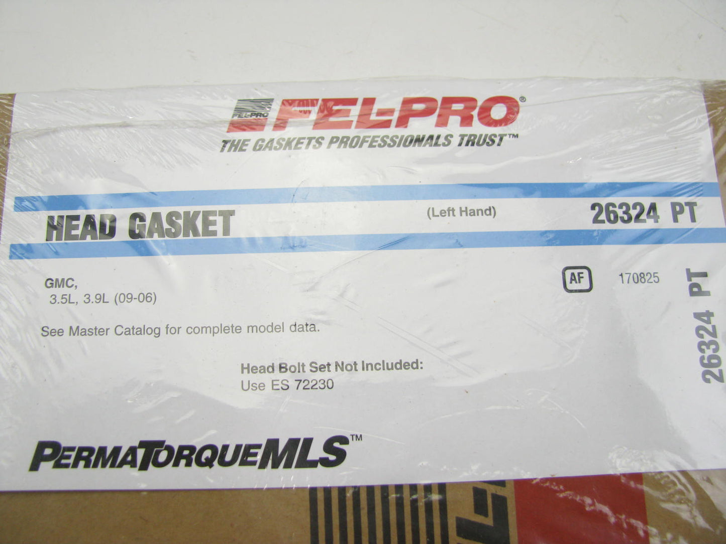 Fel-Pro 26324PT LEFT BANK Head Gasket 06-11 Chevrolet Buick Pontiac 3.5L 3.9L V6