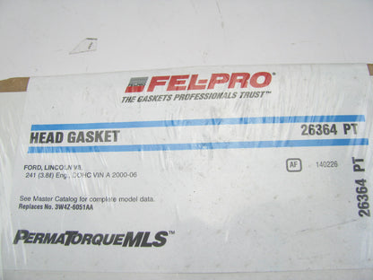 Fel-pro 26364PT Right Cylinder Head Gasket for 2000-2006 Ford Lincoln 3.9L-V8