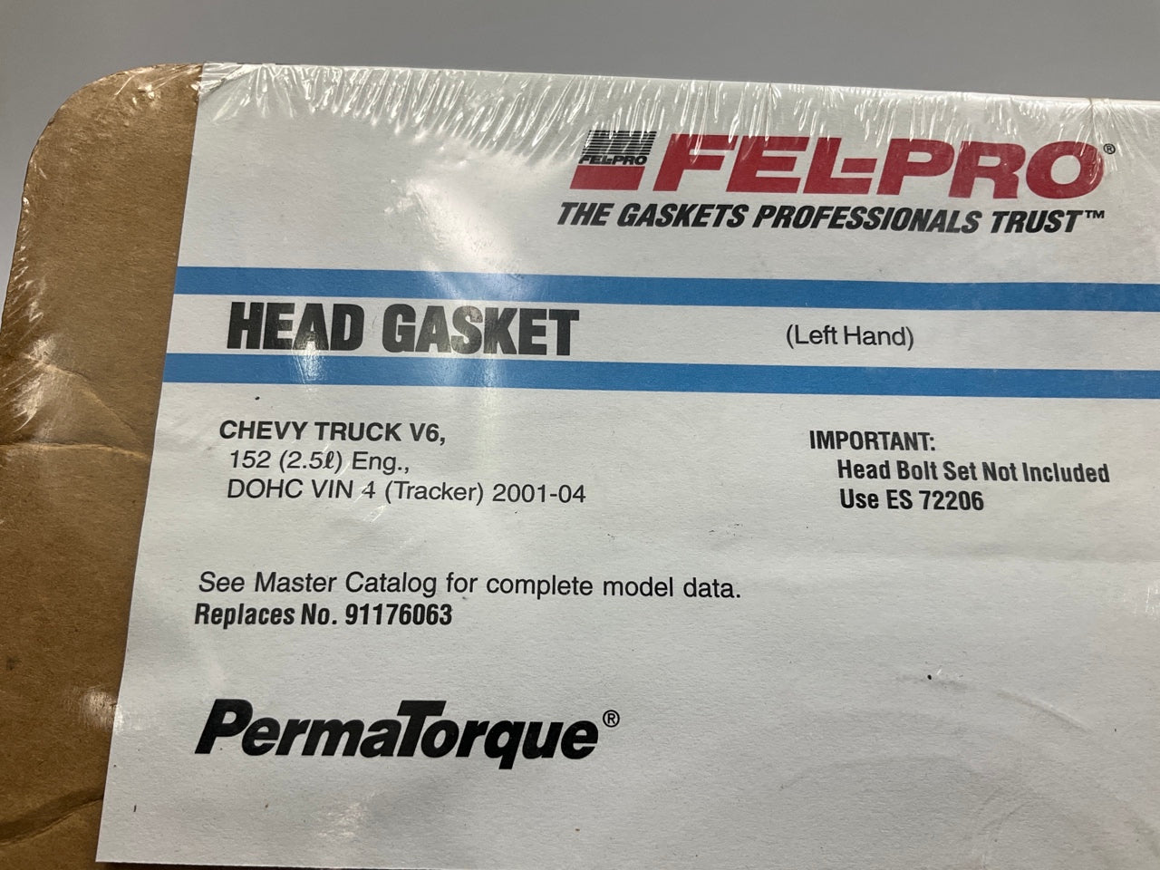 FEL-PRO 26386PT  LEFT Cylinder Head Gasket - 1999-2005 Suzuki 2.5L V6