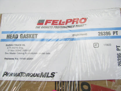 Fel-pro 26396PT Right Engine Cylinder Head Gasket For 2005-2008 Suzuki 2.7L-V6