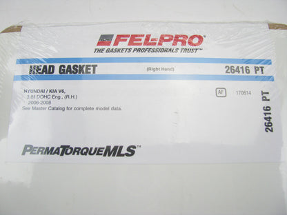 Fel-pro 26416PT Right Engine Cylinder Head Gasket For 2006-2009 Kia 3.8L V6