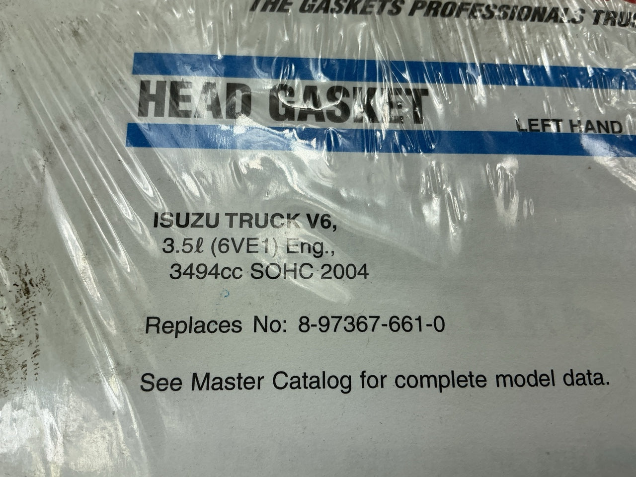 Fel-Pro 26417PT Left Cylinder Head Gasket For 2004 Isuzu Axiom, Rodeo 3.5L-V6