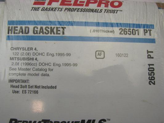 Fel-pro 26501PT Engine Cylinder Head Gasket For 1995-1999 Chrysler 2.0L