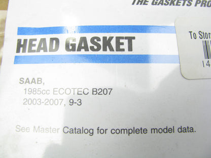 Fel-pro 26584PT Cylinder Head Gasket for 2003-2011 Saab 2.0L