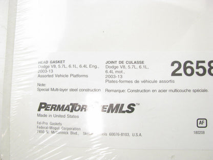 Felpro 26588L032 Left MLS Head Gasket For 2003-2013 HEMI V8, 4.124'' BORE SIZE