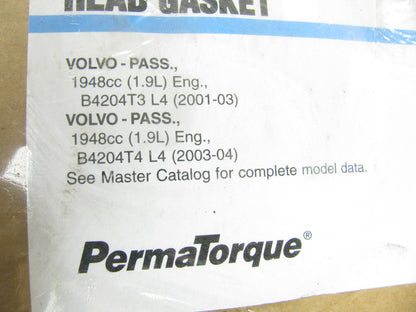 Fel-pro 26641PT Cylinder Head Gasket For 2001-2004 Volvo 1.9L I4