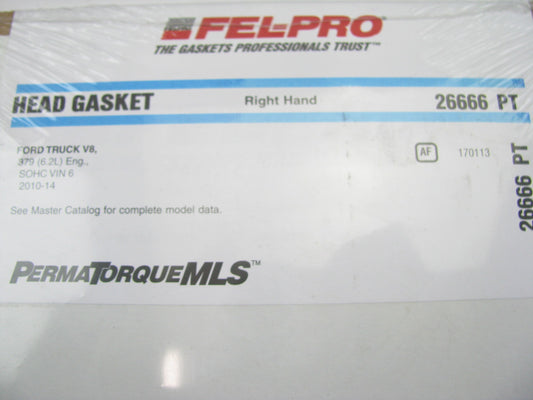 Fel-Pro 26666PT Right Cylinder Head Gasket For 2010-2022 Ford 6.2L-V8