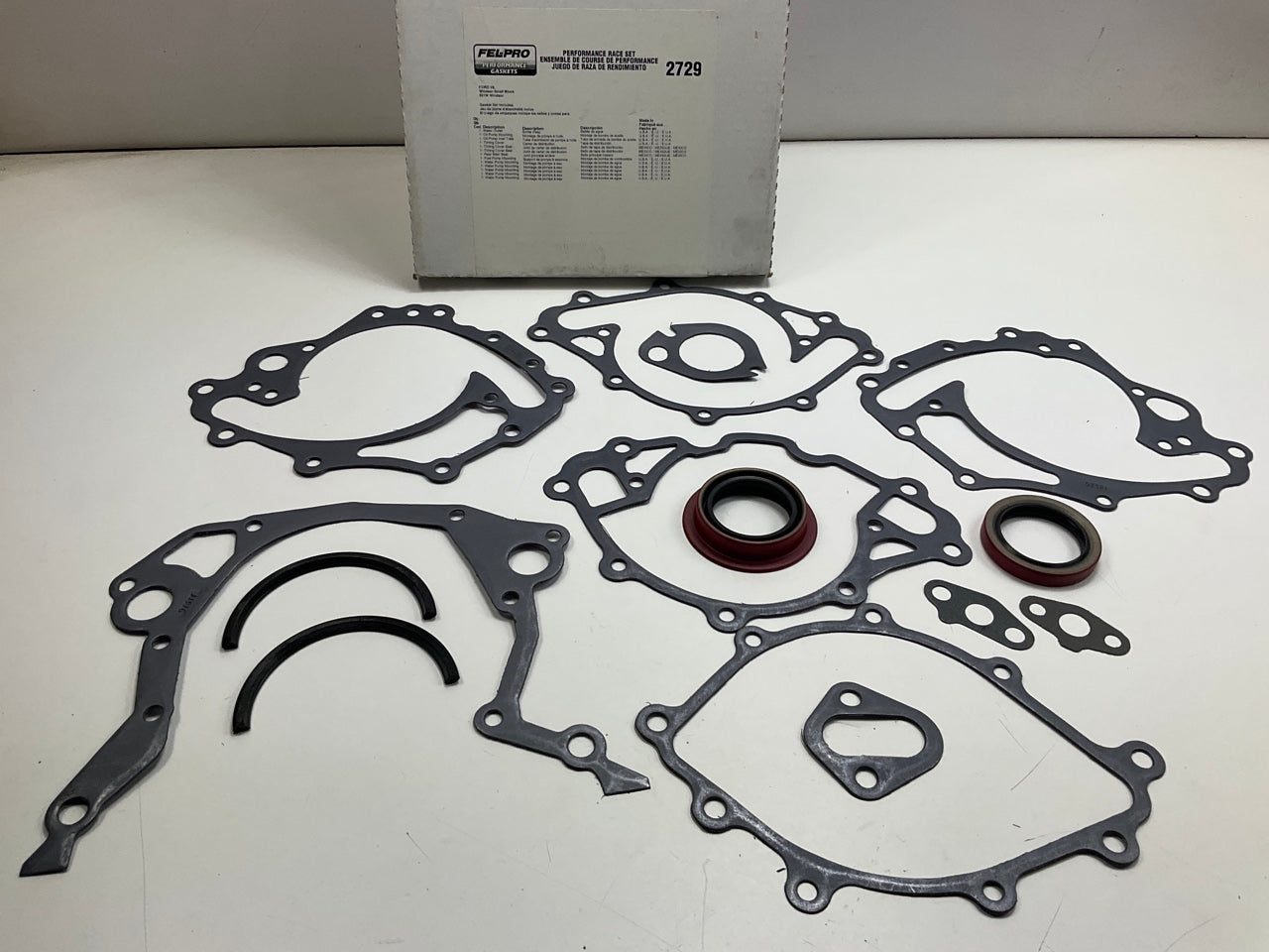 Fel-pro 2729 Remainder To Assemble R.A.C.E. Gasket Set For Ford 351W WINDSOR V8