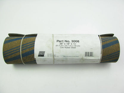 Fel-Pro 3008 Cork / Rubber Gasket Sheet Material Roll 36'' X 18'' X 1/4''