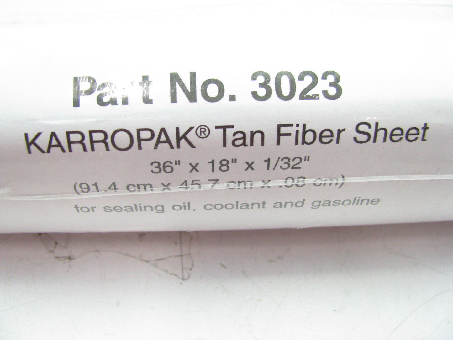 Fel-pro 3023 Karropak Tan Fiber Gasket Material Sheet - 36'' X 18'' X 1/32''