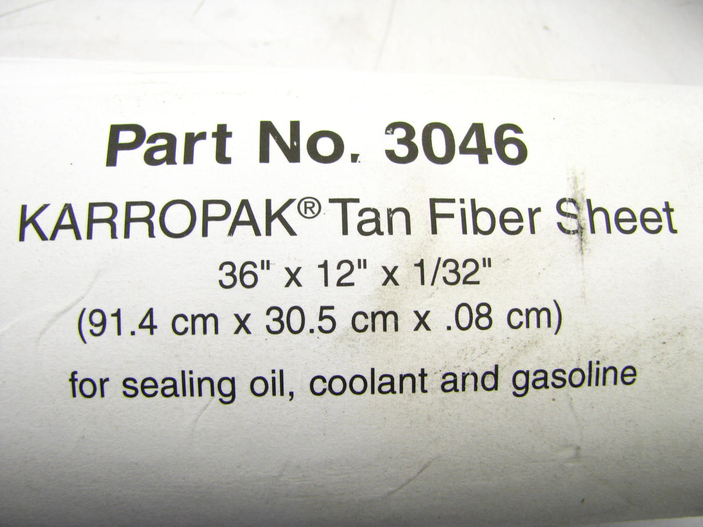 Fel-pro 3046 Karropak Gasket Material Sheet Roll 1/32'' X 12'' X 36''