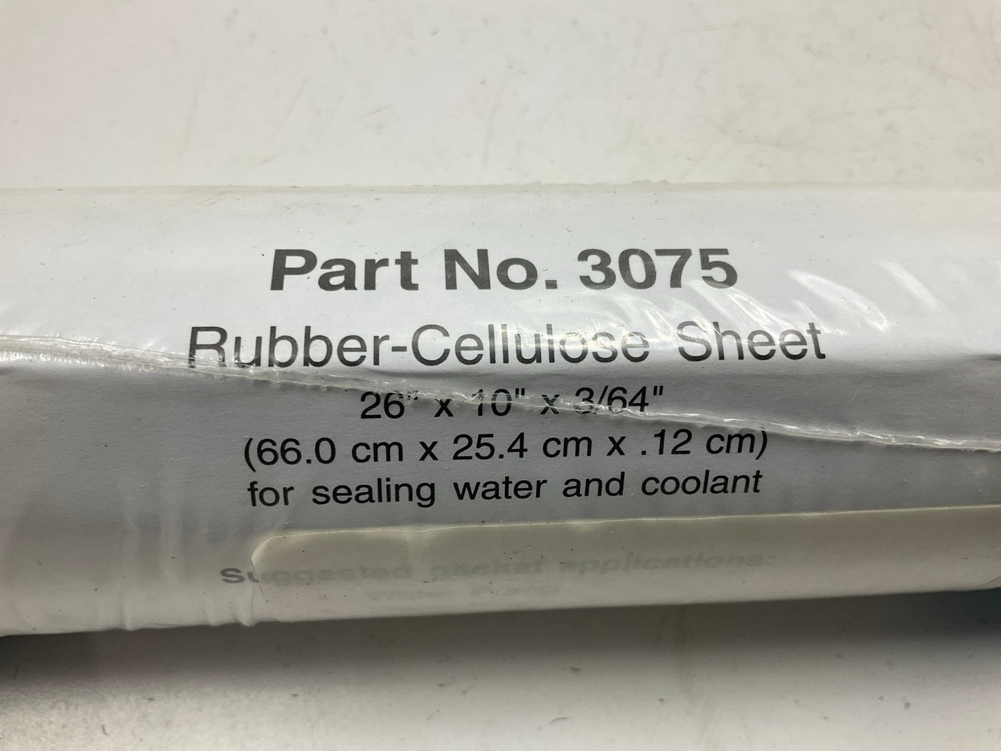 Fel-pro 3075 Rubber Cellulose Gasket Material Sheet Roll 26'' X 10'' X 3/64''
