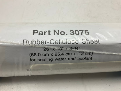 Fel-pro 3075 Rubber Cellulose Gasket Material Sheet Roll 26'' X 10'' X 3/64''
