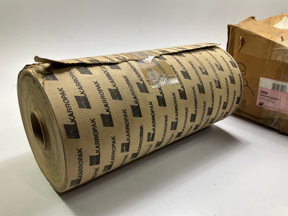 DAMAGED - Fel-pro 3094 Karropak Tan Fibre Gasket Material Roll 1/16''x18''x 25 Yd