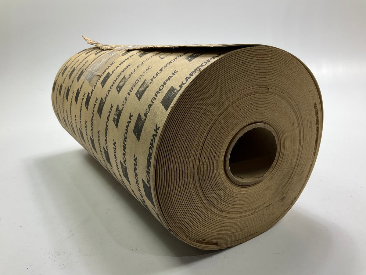 DAMAGED - Fel-pro 3094 Karropak Tan Fibre Gasket Material Roll 1/16''x18''x 25 Yd