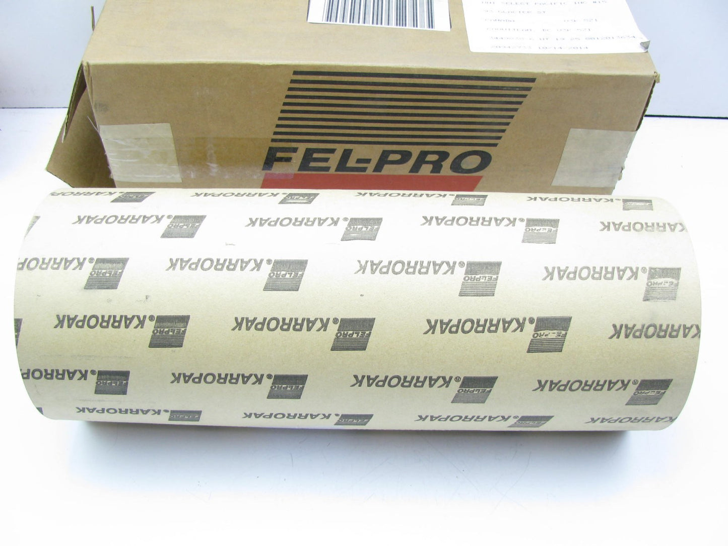 Fel-pro 3097 Karropak Tan Gasket Material Fiber Roll 1/16'' X 18'' X 15 Yds. Roll