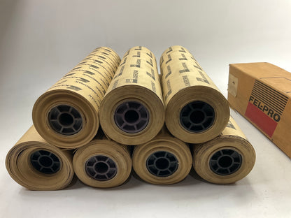 7 CUT ROLLS FEL-PRO 3098 Gasket Making Material Roll Sheet - Karropak 1/32''x 18''