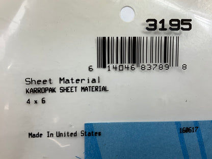 Fel-Pro 3195 Gasket Material Sheet Karropak 4'' X 6'' For Small Custom Gaskets