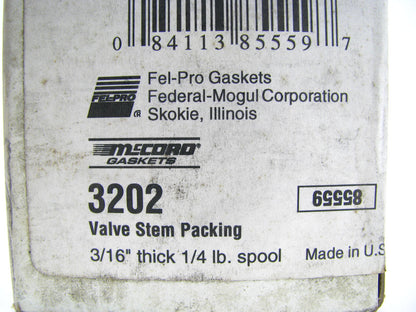 Fel-pro 3202 Valve Stem Packing - 3/16'' Thick 1/4lb Spool
