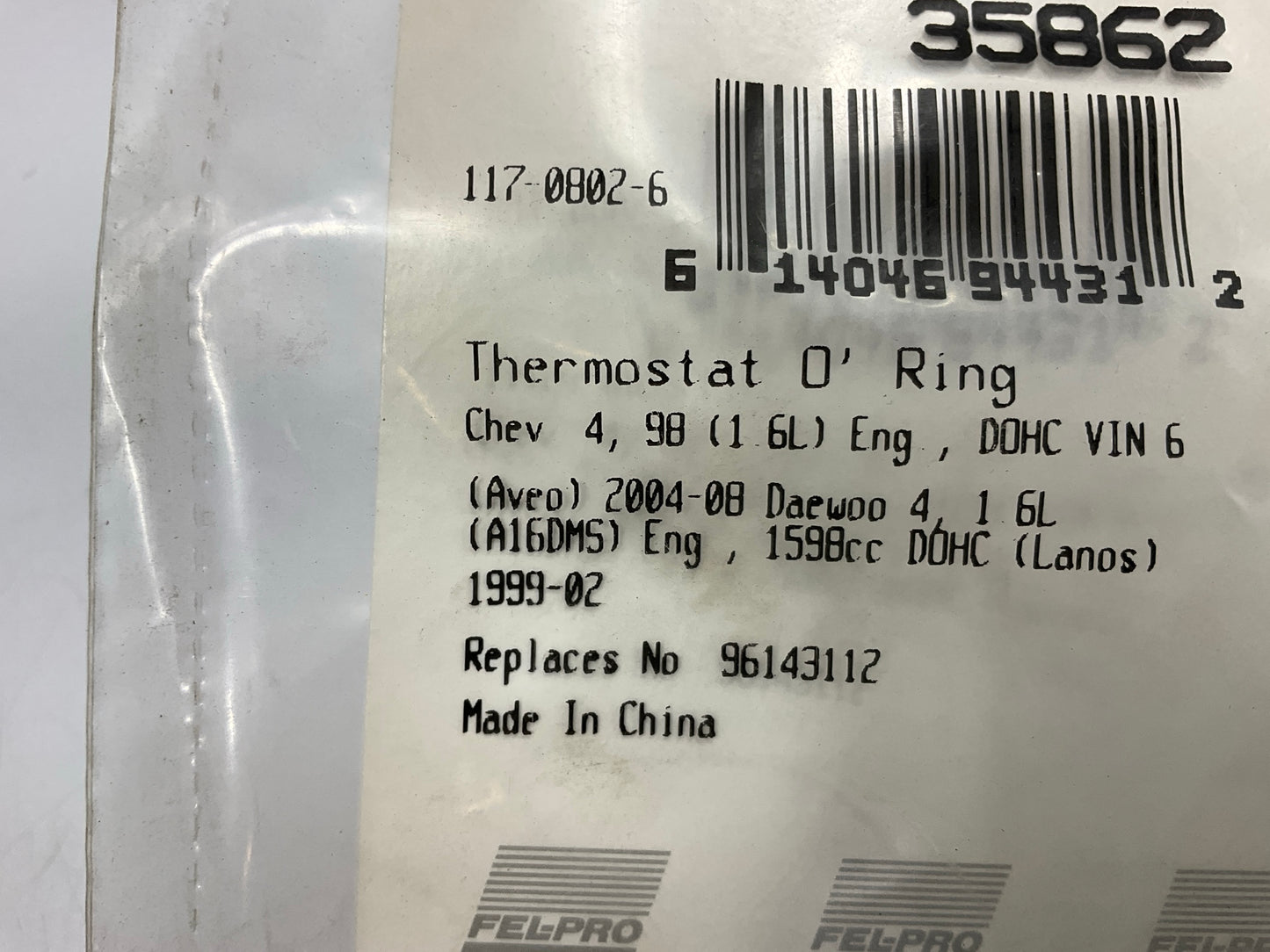 Fel-Pro 35862 Engine Coolant Thermostat Seal