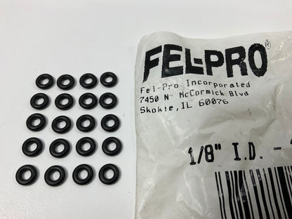 (20) Pcs - Fel-pro 401 Multi-purpose O-ring Seals 1/8'' ID, 1/4'' OD