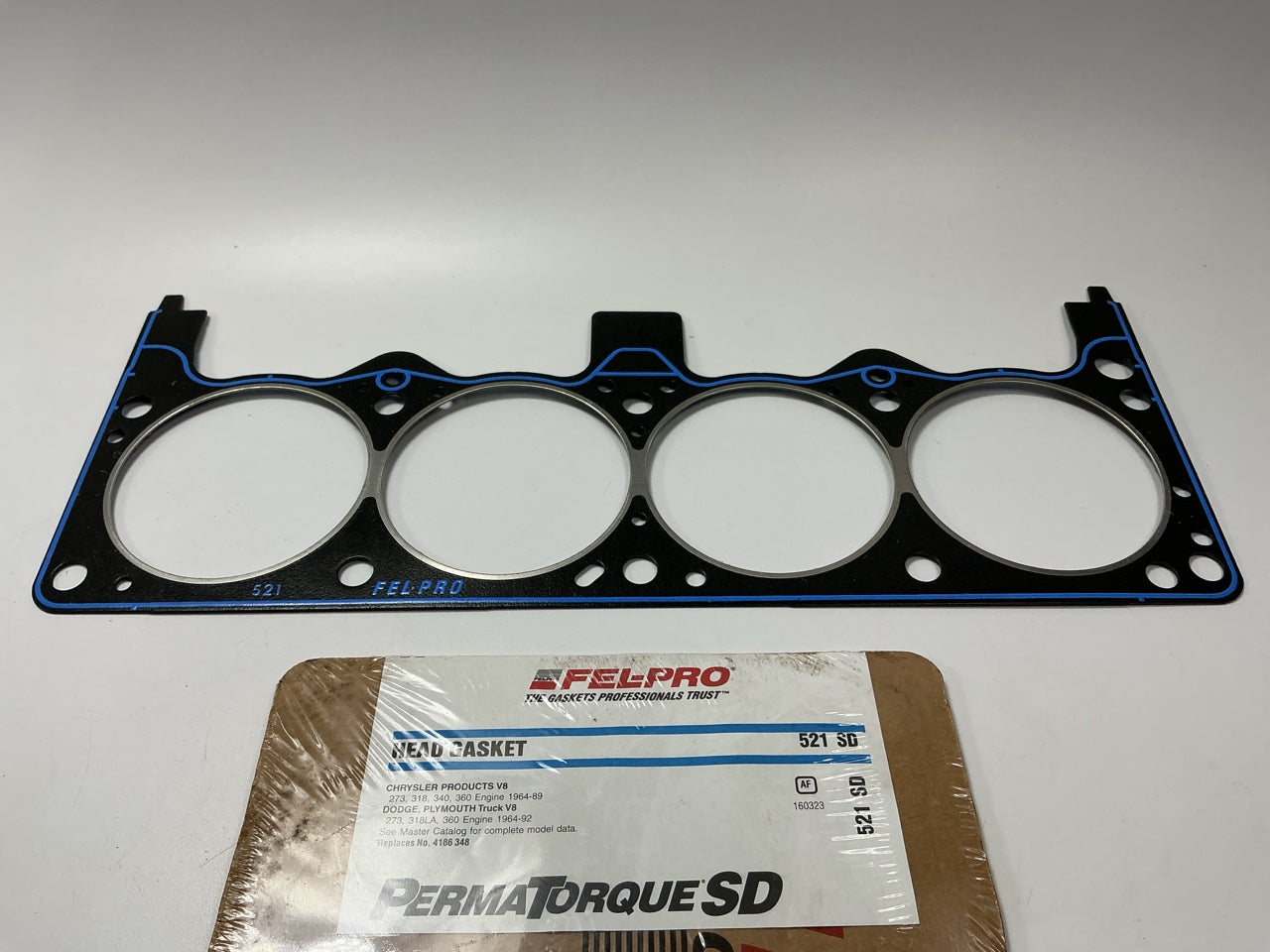 Fel-Pro 521SD Cylinder Head Gasket For 1964-1989 Chrysler 273 318 340 360-V8
