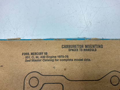 Fel-Pro 60303 Carburetor Mounting Gasket 1975-1976 Ford Mercury 351 400 V8