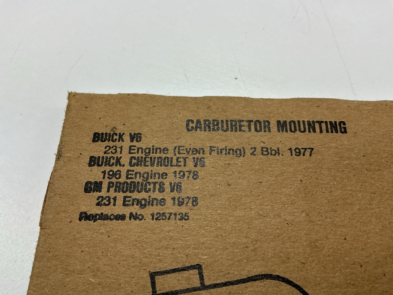 Fel-Pro 60368 Carburetor Mounting Gasket