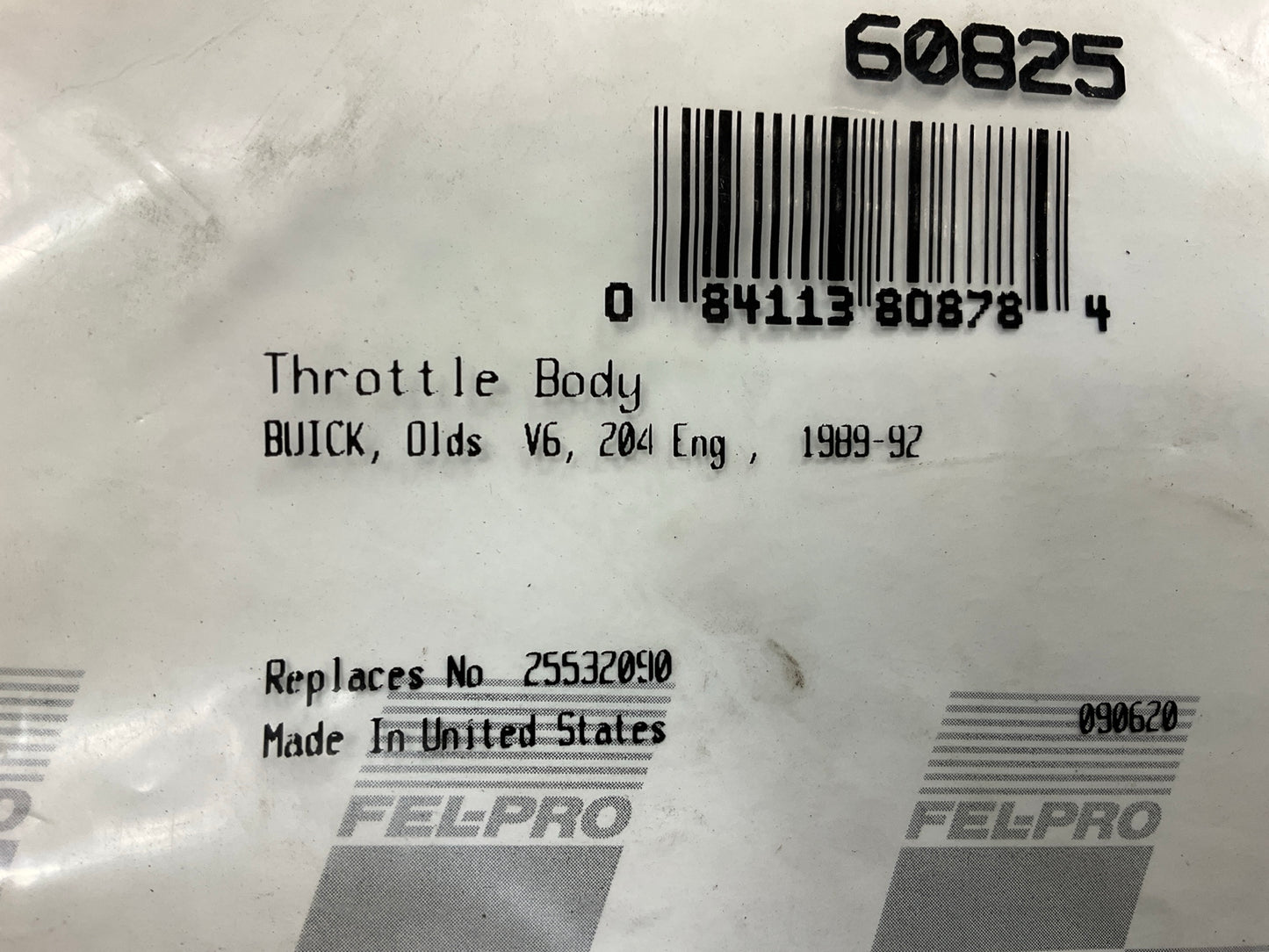 Fel-Pro 60825 Fuel Injection Throttle Body Mounting Gasket