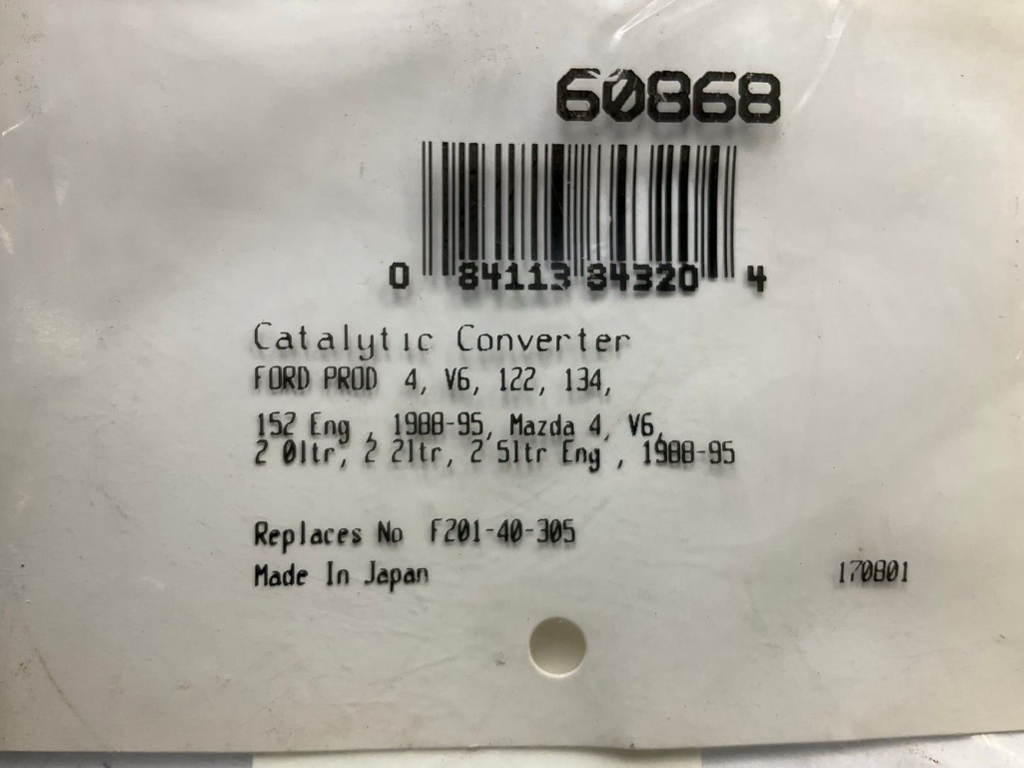 Fel-Pro 60868 Exhaust Manifold Flange Gasket