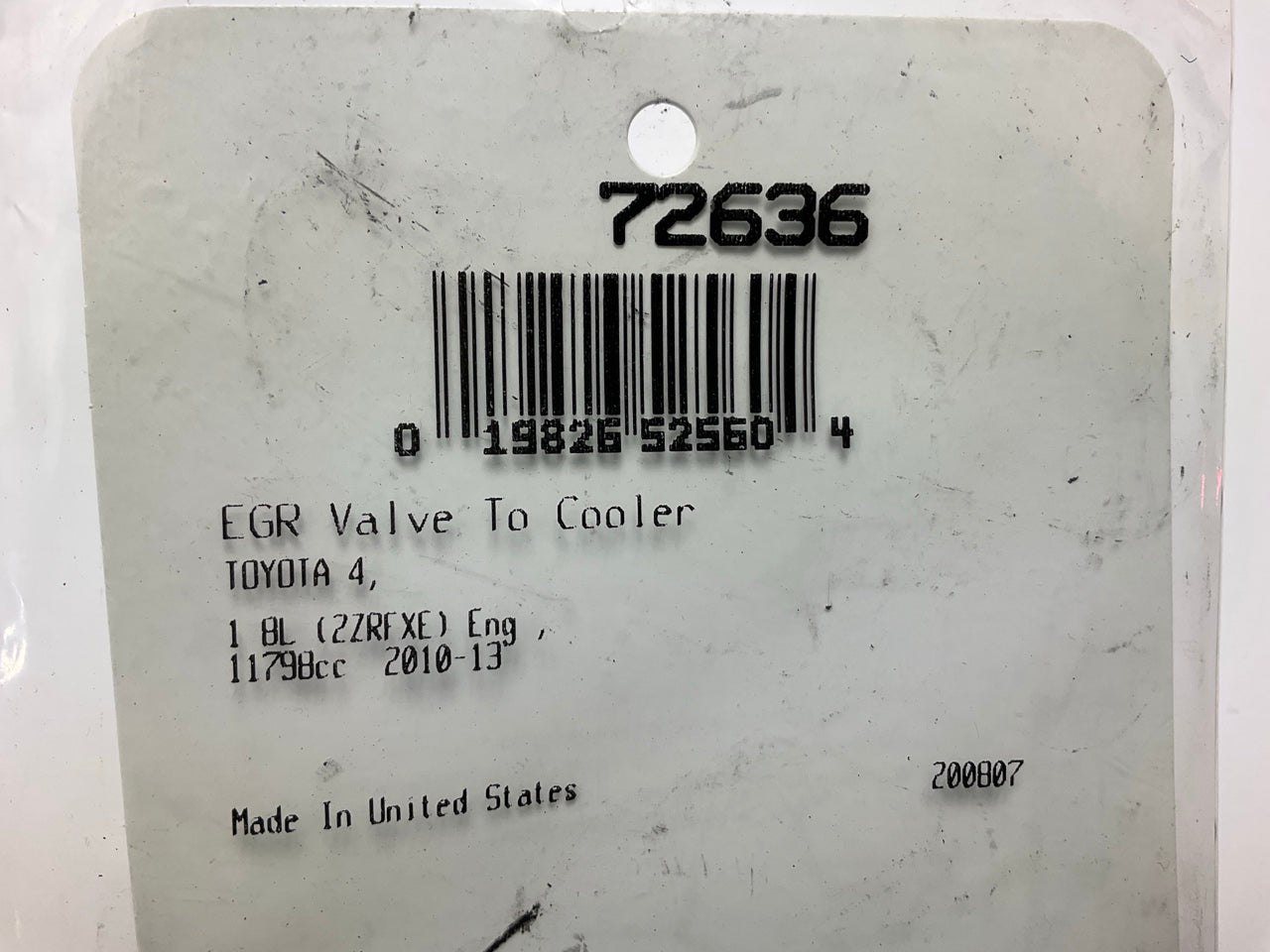 Fel-pro 72636 Exhaust Gas Recirculation (EGR) Valve Gasket