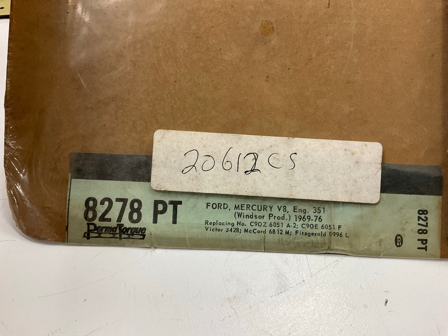 VINTAGE Fel-pro 8278PT Engine Cylinder Head Gasket 1969-76 Ford Mercury 351W-V8